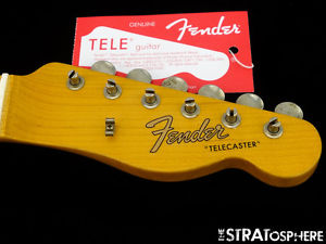 Fender Custom Shop Postmodern Relic Telecaster NECK & TUNERS Tele Maple 60s Oval