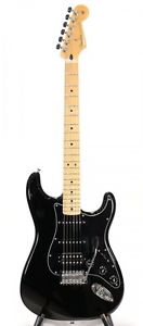 Fender Mexico FSR Standard Stratocaster HSS Black guitar From JAPAN/456