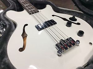 Epiphone Jack Casady Signature Semi hollow Bass Guitar Alpine White MINT