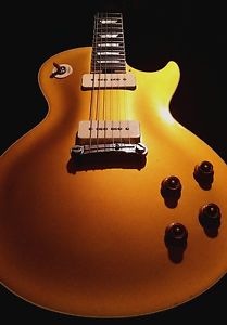 Ornetts Goldtop GM5S. 54 style Les Paul with wraptail bridge + p90s. 7.5lbs!