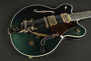 Gretsch G6609TG Players Edition Broadkaster Double Cut Bigsby Cadillac Green (4)