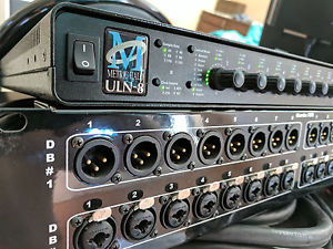 Metric Halo ULN-8 +dsp with Mamba Patchbay and 4 DB25 Cables