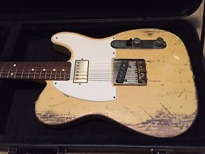 MJT 1959 Telecaster (Mark Jenny) With Fender Licensed Neck,Humbucker,Heavy Relic