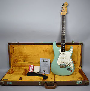 2005 Fender 1960 Closet Classic Custom Shop Stratocaster Surf Green Relic w/OHSC
