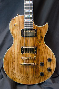 NEW 2017 PRESTIGE Heritage LP Premier Zebrawood Electric Guitar w/ Case