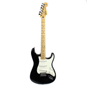 Fender Standard Stratocaster Electric Guitar in Black Demo