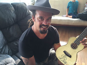 Ukulele Signed By Michael Franti - Kanilea Concert Uke Michael Franti Autograph