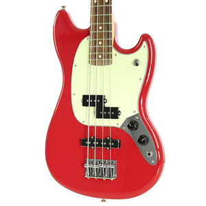Brand New Fender Mustang PJ Bass Torino Red