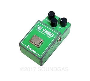 Vintage IBANEZ TS-808 TUBE SCREAMER w/ JRC4558 Overdrive Guitar Effect Pedal '81