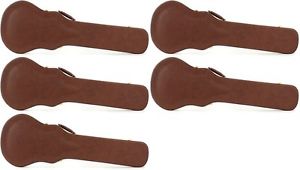 Gator Deluxe Wood Case - Single-cutaway Electric Guitar (5-pack) Value Bundle