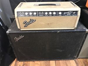 1964 Fender Bassman Blonde Brownface Amp 6G6 with 1965 cabinet. FREE SHIPPING