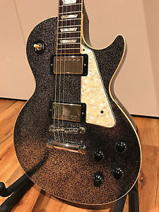 Gibson Les Paul Custom Shop Black Top Silver Sparkle 2008