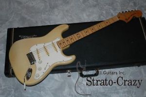 Fender Stratocaster '74 Blond/Maple neck guitar FROM JAPAN/512