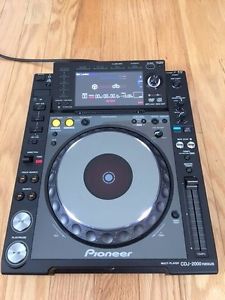 PIONEER CDJ-2000NXS NEXUS DIGITAL DJ TURNTABLE, BLACK w/ETHERNET& POWER CABLE