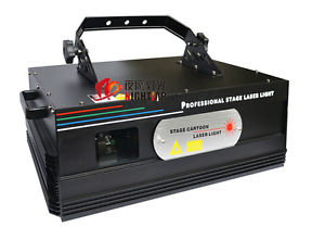 DMX512 3watt RGB full color laser light for stage dj night club disco party