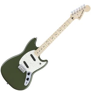 Fender Mustang MN Olive Electric Guitar