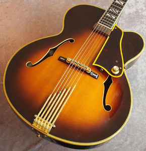 Free Shipping Used Gibson Johnny Smith Sunburst 1981 Electric Guitar