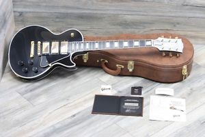 Gibson Les Paul Custom Black Ebony 3 Pickup Triple PUP + COA and OHSC
