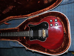 Trans-Red Ovation Preacher with Original Case, BEAUTIFUL condition