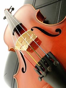 Advanced Viola, 16' Size, Good Set Up W/France Bridge & Dominant Strings, New!