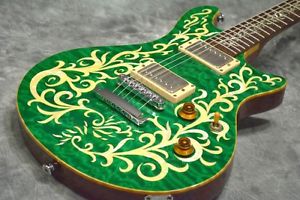 ESP Potberry 30th Limited Edition See Thru Green Electric Guitar Free shipping