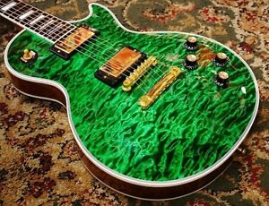 Gibson Custom Shop 1968 Les Paul Custom Quilt Top Made in 2010 Electric Guitar