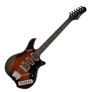 Hagstrom Condor Gloss Black  Electric Guitar Brown Burst COR-BRB