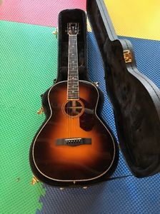 Fender Paramount Series PM-2 Deluxe Parlor Acoustic Electric Guitar "BLEM"