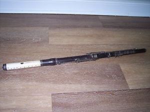 Authentic Antique H F Meyer Hannover Flute, 10 Key Wood & Ivory, Circa 1890