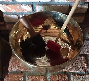 Tsunami of Sound Very Large 14" Tibetan Singing Bowl  Video Demo