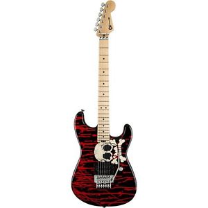 Charvel Warren DeMartini Signature Blood And Skull Pro Mod E-Guitar