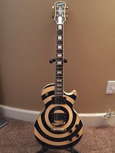 Epiphone Zakk Wylde Les Paul Bullseye Guitar w/ EMG's + Coffin case