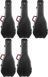 Gator ATA Molded Guitar Case - w/TSA latches for Classi... (5-pack) Value Bundle