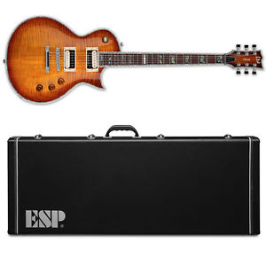 ESP LTD Deluxe EC-1000FM Amber Sunburst ASB NEW FREE HS CASE! EC-1000 EC1000