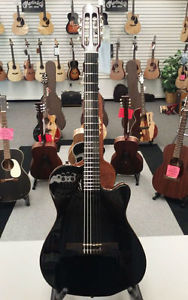 Godin ACS Slim Cedar A/E Guitar - Black