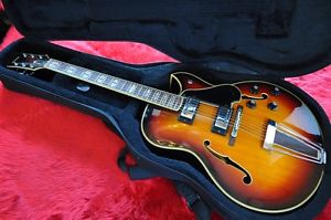 YAMAHA AE-11 Sunburst Made in Japan 1970s Vintage Full Acoustic Type E-Guitar