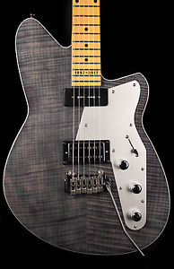 Reverend Guitars Double Agent 20th Anniversary BLACK FLAME MAPLE Electric Guitar