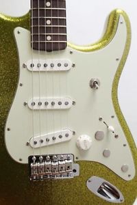 NEW Fender Custom Shop Dick Dale Stratocaster (Chartreuse Sparkle)FROM JAPAN/512