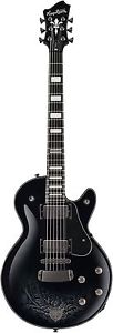 Hagstrom Swede - Three Kings RETOURE - Schwarz