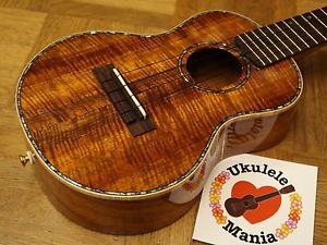 Kiwaya KPC-5K Premium Curly Koa Martin Style 5 Replica Concert Ukulele #3002