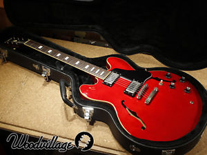 Epiphone Japan 63 ES-335 Block Cherry Red w/ HSC (w/ keys)