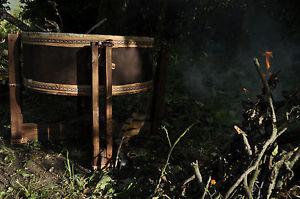 25' Pow wow drum, Ceremonial Drum, Double Headed Drum, (completed at Full Moon)