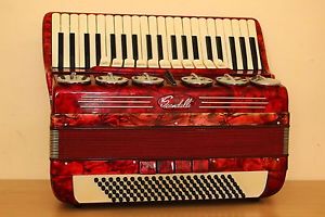 Scandalli Vintage LMMH Accordion 120 bass Polifonico Brevetto Fisarmonica 1960's
