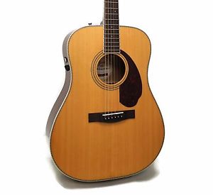 Fender PM-1 Standard Paramount Series Dreadnought Acoustic-Electric Guitar +Case