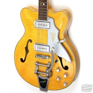 Kay Jazz II Reissue Guitar Blonde With Deluxe Hard Case Model K775