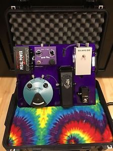 Jimi Hendrix Pedal Board by LA Custom Pedal Boards & SKB Waterproof i Series Cas