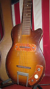 Vintage CIrca 1952 Kay K-152 Stratotone Electric Guitar w/ Original Case KILLER