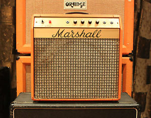 Vintage 1972 1973 Marshall Mercury 5w 2060 Orange 1x12 Amplifier Combo w/ Pedal