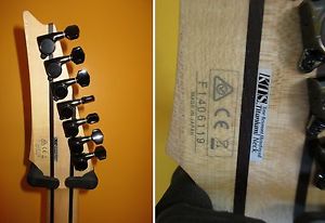Ibanez 2014 Japan RGD2127FX Black 7-String Electric Guitar 26.5 Scale HSC+More!