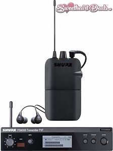 NEW Shure P3TR112GR PSM 300 Stereo Personal Monitor System w/ SE112-GR Earphones